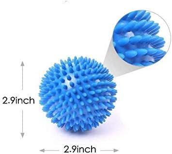 3Pcs Spiky Massage Balls Muscle Roller Massage Ball for Deep Tissue Muscle Recovery Plantar Fasciitis Back Shoulder Pain Relief Foot Muscle