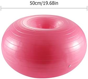 VBESTLIFE Fitness Donut, Exercise Donut Yoga Ball Workout Core Training Stability Ball for Yoga Pilates Balance Training with Inflatable Pump