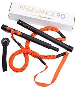 Stroops Slastix Dual Resistance Bands Training Kit - Complete Resistance Band Set for Strength, Mobility & Full-Body Workout | 90 System Spine Strap