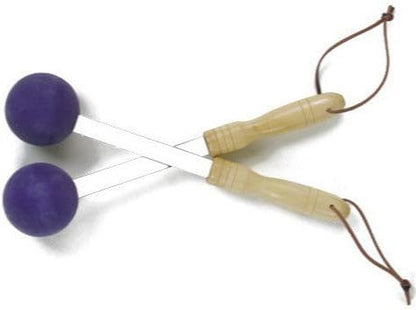Bongers Handheld Percussion Massage Tool – Deep Tissue Trigger Point Tapping Sticks for Whole Body Pain Relief & Muscle Relaxation (Purple Passion)