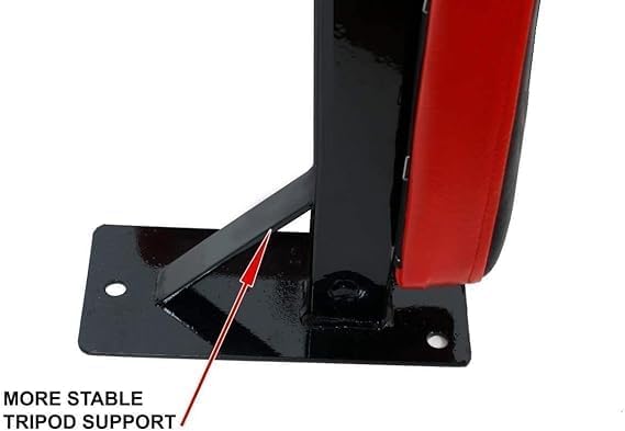 Wall Mount Dip Station with 4 Padded Handle Bars, Heavy Duty