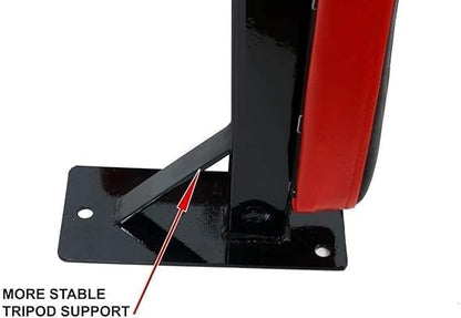 Wall Mount Dip Station with 4 Padded Handle Bars, Heavy Duty