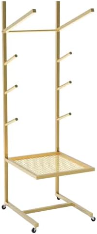Multi-Functional Snowboard & Yoga Mat Storage Rack - Tall Home Gym Organizer with Wheels for Exercise Balls, Foam Rollers & Balance Trainers - Ideal for Studio & Garage Use
