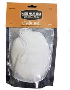 Premium Chalk Ball - Stronger Grip During Gymnastics, Weightlifting, Rock Climbing, Yoga, Parkour, Ninja Warrior, Pole Fitness & Bodybuilding