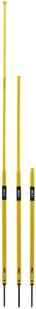 SKLZ Pro Training Telescoping Agility Poles for Soccer Drills and Training (Set of 8),Yellow