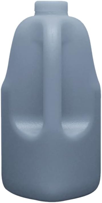 Gallon Gear HALF-GALLON LARGE WATER BOTTLE | BPA-FREE PLASTIC | REUSABLE WATER JUG | HYDRATION WATER BOTTLE FOR MEN & WOMEN | GYM, SPORTS, TRAINING & FITNESS (GREY)