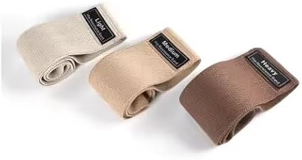 Edemsport Booty Bands Set of 3 – Fabric Resistance Bands for Glutes & Legs – Non-Slip, Durable, 3 Levels – Home, Gym & Yoga Workouts