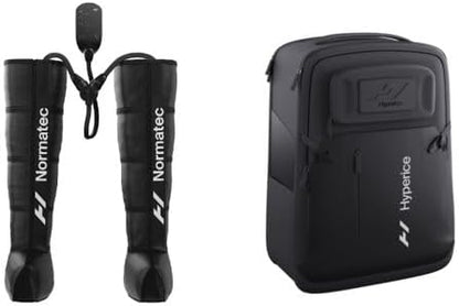 Hyperice Normatec 3 - Recovery System with Patented Dynamic Compression Massage Technology (Normatec 3 Standard Size Legs and Backpack)
