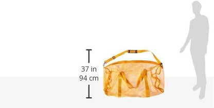 Champion Sports Mesh Duffle Bag – Oversized Breathable Gear Bag with Zipper & Shoulder Strap for Sports, Gym & Travel