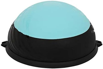 Balance Ball Balance Trainer, Half Ball with Resistant Band, Strength Exercise Fitness Yoga with Foot Pump (Blue)