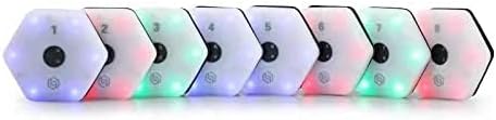 Reaction Training Light Speed Agility Improvement Reaction Lights Training Pods for Soccer Basketball Boxing Training