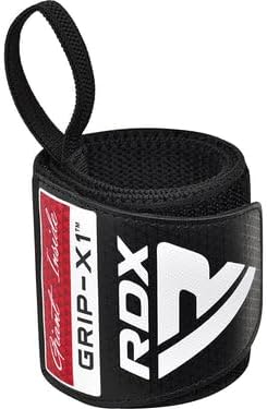 RDX Wrist Wraps for Weightlifting, Cotton Straps Support with Thumb Loop, Gym Wrap for Weight Lifting Powerlifting Competition Strength Training Bodybuilding