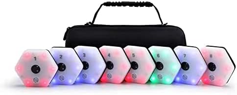 Reaction Training Light Speed Agility Improvement Reaction Lights Training Pods for Soccer Basketball Boxing Training
