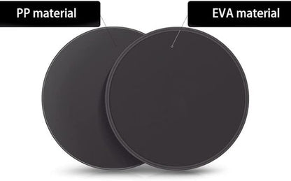 2 Pcs Core Workout Sliders Double Side Usage Strength Sliders Wear Resistant Exercise Gliding Discs for Home, Carpet Hardwood Floors Yoga, Pilates