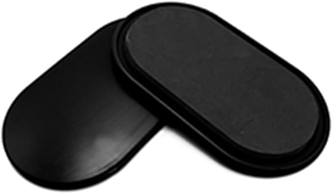Exercise Sliders Discs, heeguosons Sport Core Sliders with Foot Cover Training on Carpet and Hardwood Floors Full Body Workout Glide Discs Fitness Equipment for Gym/Stretch/Yoga/Pilates
