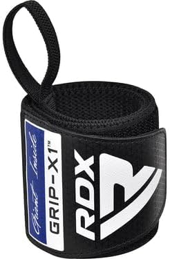 RDX Wrist Wraps for Weightlifting, Cotton Straps Support with Thumb Loop, Gym Wrap for Weight Lifting Powerlifting Competition Strength Training Bodybuilding