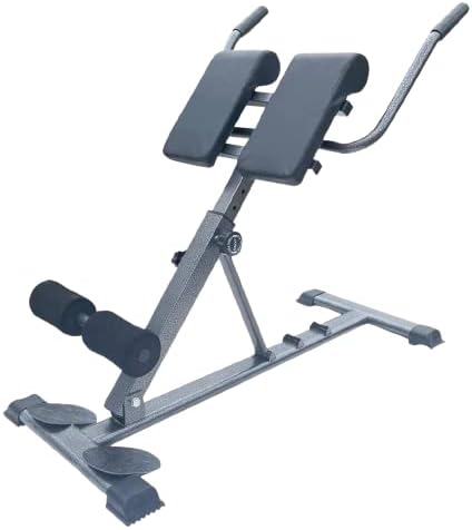 Roman Chair Hyper Bench Back Extension - Full Body Exercise Hyperextension Adjustable Home Gym - AB Sit Up Bench Core Trainer, Abdominal Strength Training Equipment Lower Body Leg Workout