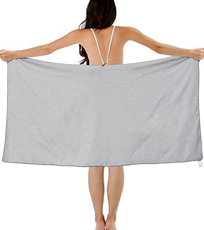 Microfiber Towel for Body, Microfiber Beach Towel, Backpacking Towel,Camping Towels Fast Drying Lightweight,Soft Compact Lightweight Quick Dry Fitness Hiking Yoga Camping Travel Towel