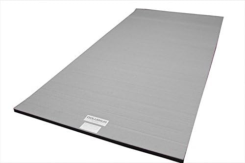 Dollamur 5'x10'x1-3/8" Gymnastics Mat, Carpeted Mat for Tumbling and Cheerleading, FLEXI-Roll®