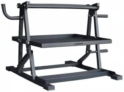 Lifeline Fitness Home Gym 3-Shelf Dumbbell and Kettlebell Storage Rack with Rope and Band Hook - Holds up to 440 LBS - Robust Gym Equipment Storage Solution