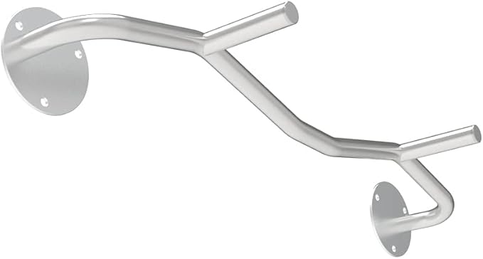 Steel & Stainless Steel Pull-up Bar, Fitness Horizontal Bar, Wall-Mounted Strength Training Equipment, Suitable for Home Indoor & Outdoor (Stainless Steel Handle)