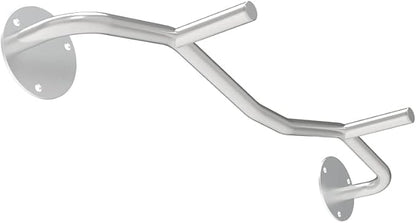 Steel & Stainless Steel Pull-up Bar, Fitness Horizontal Bar, Wall-Mounted Strength Training Equipment, Suitable for Home Indoor & Outdoor (Stainless Steel Handle)