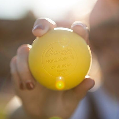 Champion Sports Lacrosse Balls – Official Size SEI Certified, Multi-Color Packs of 3, 6, or 12 for Practice & Games