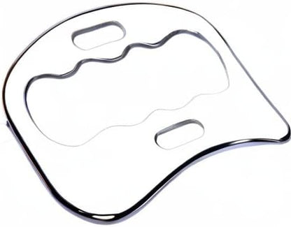Stainless Steel Gua Sha Scraping Massage Tool-Muscle Scraper - Soft Tissue Mobilization,Physical Therapy for Back, Legs, Arms (Large)