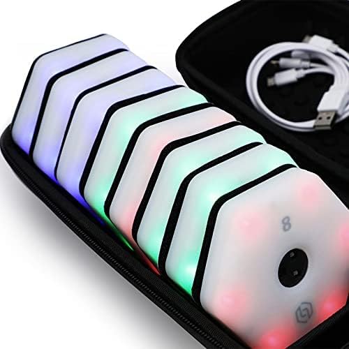 Reaction Training Light Speed Agility Improvement Reaction Lights Training Pods for Soccer Basketball Boxing Training