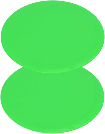Core Sliders for Full Body Workout | 2Pcs Gliding Discs for Home Gym/Balance Training/Core Strength | Portable Exercise Sliders, Green