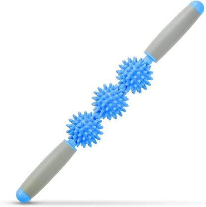 Cellulite Massager, Fascia Blaster for Cellulite, Muscle Roller Stick Lymphatic Drainage Massager for Relif Body Sorness, Trigger Points, Sports Legs, Back Recovery - Blue