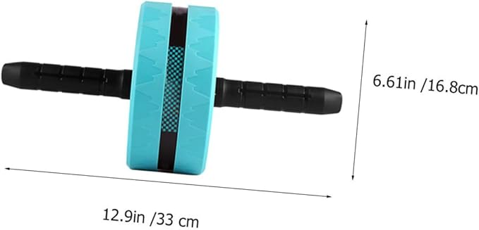Mikinona Blue Ab Roller Wheel with Knee Pad and Jump Rope for Women Non-slip Handles Core Strength Trainer for Home Gym Fitness Equipment Suitable for Beginners and Advanced Abdominal