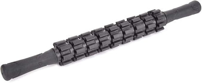 KEENSO 9 Gear Sports Massage Roller Stick Yoga Fitness Muscle Relax,Workout Exercise Equipment,Black,Comfortable to Grip