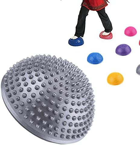 Foot Massage Ball, Inflatable Half Yoga Balls Massage Point Exercises Trainer Fitness for Kids Adults Sports Foot Massages