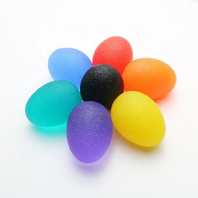 3 pieces Hand Grip Strength Trainer, Stress Relief Ball for Adults and Kids, Wrist Rehab Therapy Hand Grip Equipment Ball Squishy Tools - Resistance Exercise Squeezer