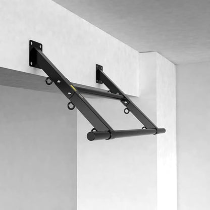 Pull-Up Bars Wall-Mounted Pull-Up Bar, Horizontal Bar for Deep Training with Diagonal Struts Installed On The Side Beams, Home Fitness Equipment