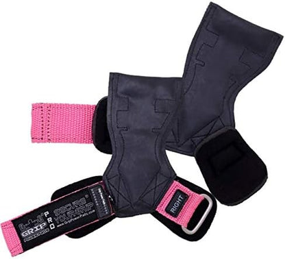 Lifting Grips PRO Weight Gloves Heavy Duty Barbell Gymnastics Straps Alternative to Power Hooks Deadlifts Adjustable Neoprene Padded Wrist Wrap