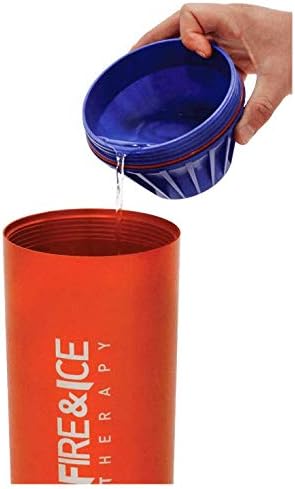 Fire & Ice Therapy F.I.T. Roller | Revolutionary Aluminum Massage Tool | Hot & Cold Temperature Control | Deep Tissue Massage | Aids Muscle Recovery | Pain Relief | Improve Flexibility