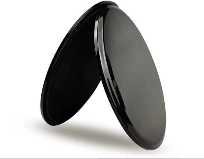 2-Pack Exercise Sliders & Fitness Discs – Dual-Sided Exercise Gliding Discs for Core Workouts & Pilates. Use on Carpet or Hardwood Floors. Light, Portable, Perfect for Abdominal, Core Training for Women and Men.