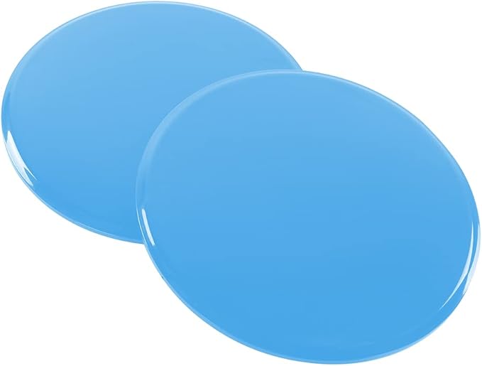 Fitness Sliding Discs ABS Material, 2 Pack, Effective Core Training Equipment for Home Gym Aerobics and Calisthenics in Pink, Black, Red, Blue, Green, Orange