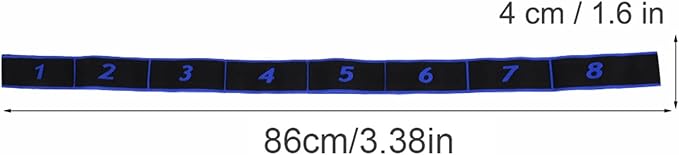 Elastic Exercise Bands, Physical Therapy Bands Yoga Stretching Strap Exercise Accessory Elastic Strap for Home Gym Fitness