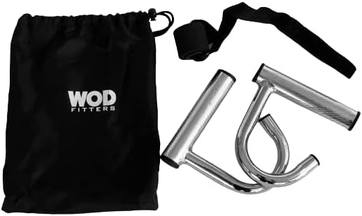 WODFitters Home Gym Handles - Portable Home Gym Workout Equipment for Resistance Bands - Full Body Workout Kit for Home and Travel - KX10 Handle Set (No Bands)
