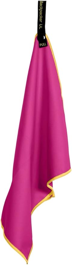Backpacking Ultralight Quick Dry Microfiber Soft Fast Drying Hand and Face Towel Wash Cloth Camping Yoga Hiking Active Lifestyle Small (Magenta, Small)