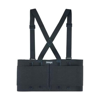 20-541 Industrial Work Back Brace, Back Support Belt with Suspenders, Lower Lumbar Support for Heavy Lifting, Removeable Straps, L/XL