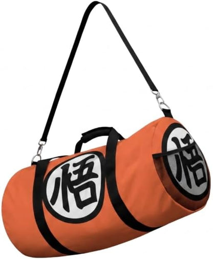 Anime Gym Bag for Women Men - Large Capacity Waterproof Workout Fitness Travel Sports Bags Fashion Street Camping Expandable Carry On Duffle Bag For Couple (Orange DZB)