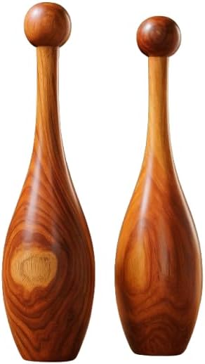 HIH Enterprises - Small Rosewood (Mugdar) Indian Clubs – Exercise Equipment for Shoulder Mobility, Strength Training - Ideal for Beginners & Home Fitness | Unit - 2|