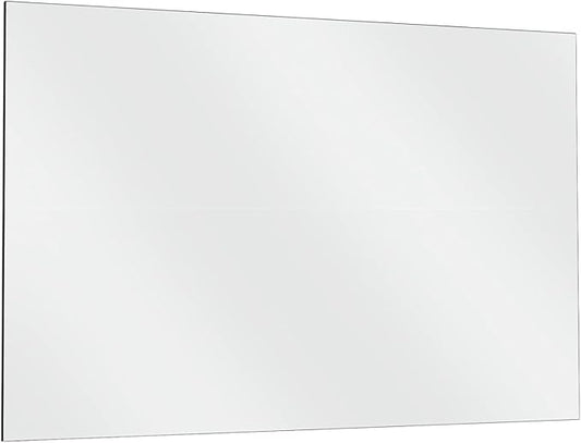 Fab Glass and Mirror Large Gym Mirror for Home Gym 48x32 - Full Length HD Tempered Glass Wall Panel - Professional Workout Display with Safety Backing - 1/4 Inch Commercial Grade