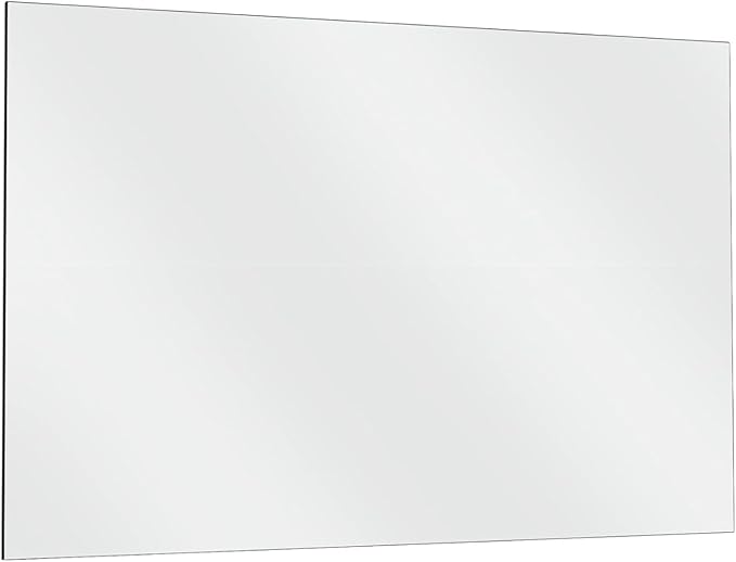 Fab Glass and Mirror Large Gym Mirror for Home Gym 48x60 - Full Length Ultra-Clear Annealed Glass Wall Mount - DIY Workout Display with Safety Backing - 1/4 Inch Low-Iron