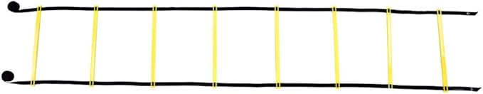 Greensen 13ft Training Ladder & Speed Cones Training Set Speed and Balance Training Ladder Ladder Exercise Workout Equipment for Soccer Speed Football Fitness Feet