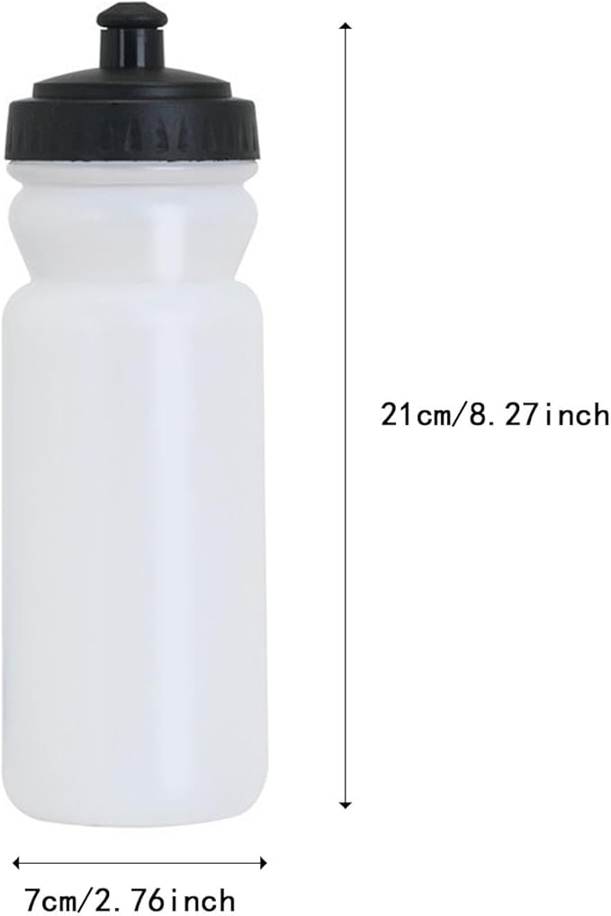 Sports Water Bottle Fitness Bottle Water Drinking for Women Men Water Cup 600 ml for Bike Outdoor Activities Exercise Gym